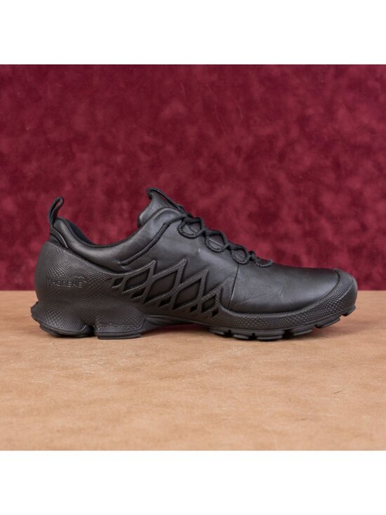 ECCO Men Sport Biom AEX LX Black Leather Comfortable Shoes 12-12.5US EUR 46